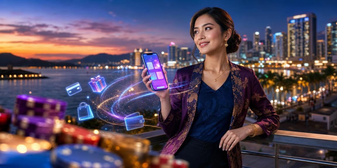 Pemain membuat deposit dan bertaruh sukan maya dari telefon di Kota Kinabalu